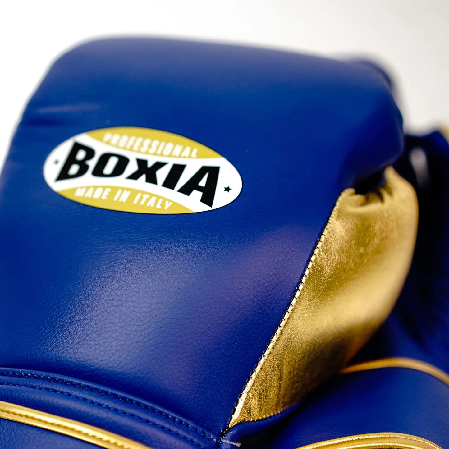 Gbs One – Boxing gloves with strap – Blue and Gold