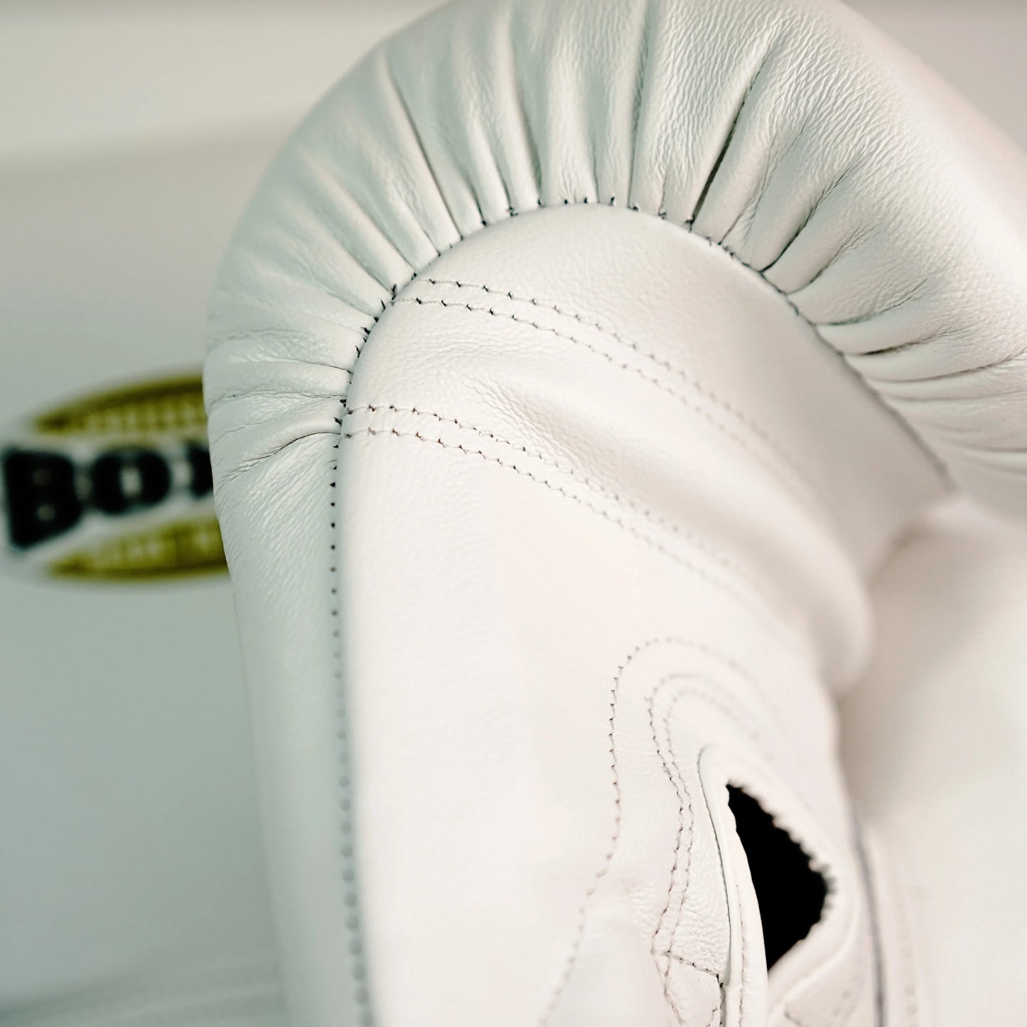 Gbs One- Boxing gloves with strap – White