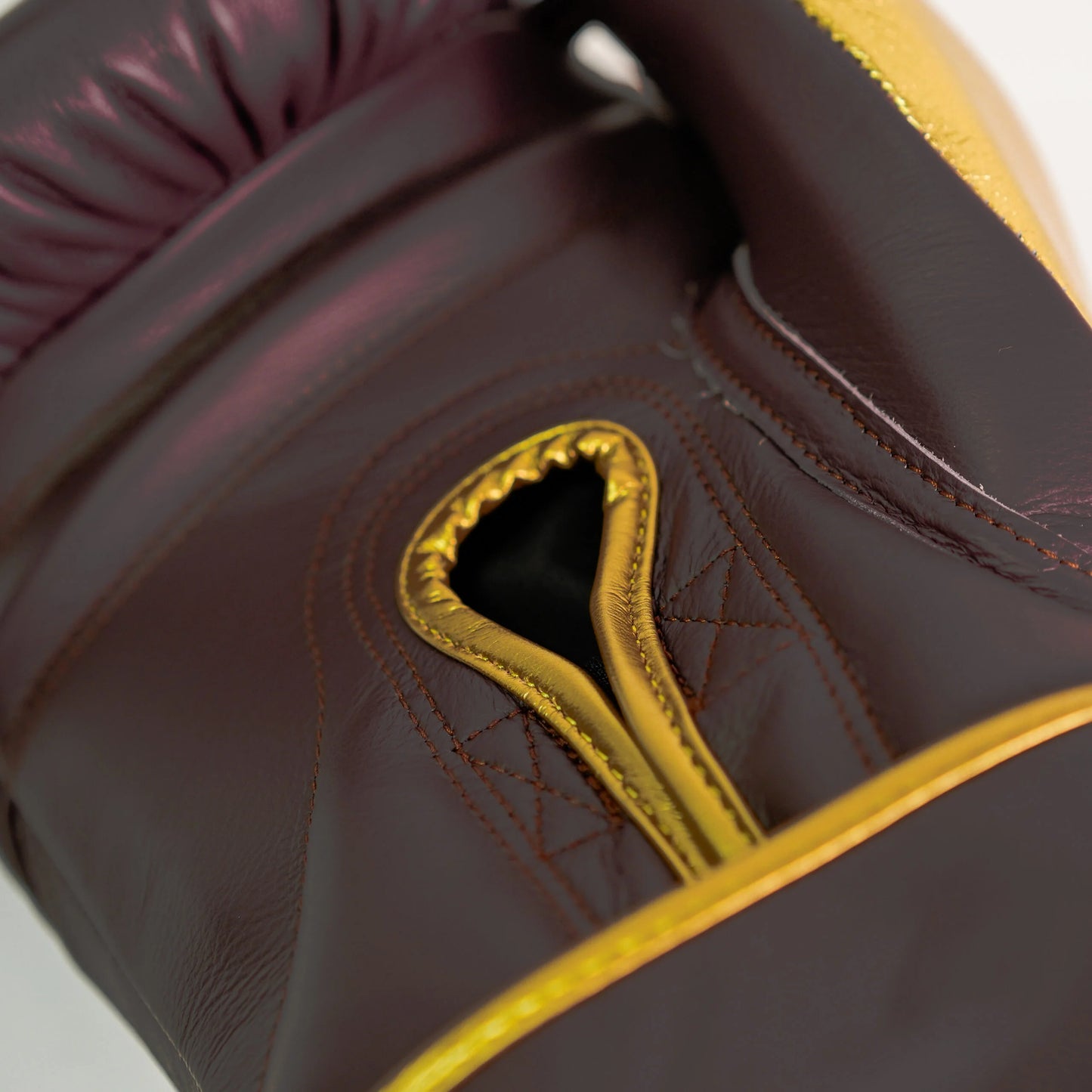 Gbs One – Boxing gloves with strap – Burgundy and Gold