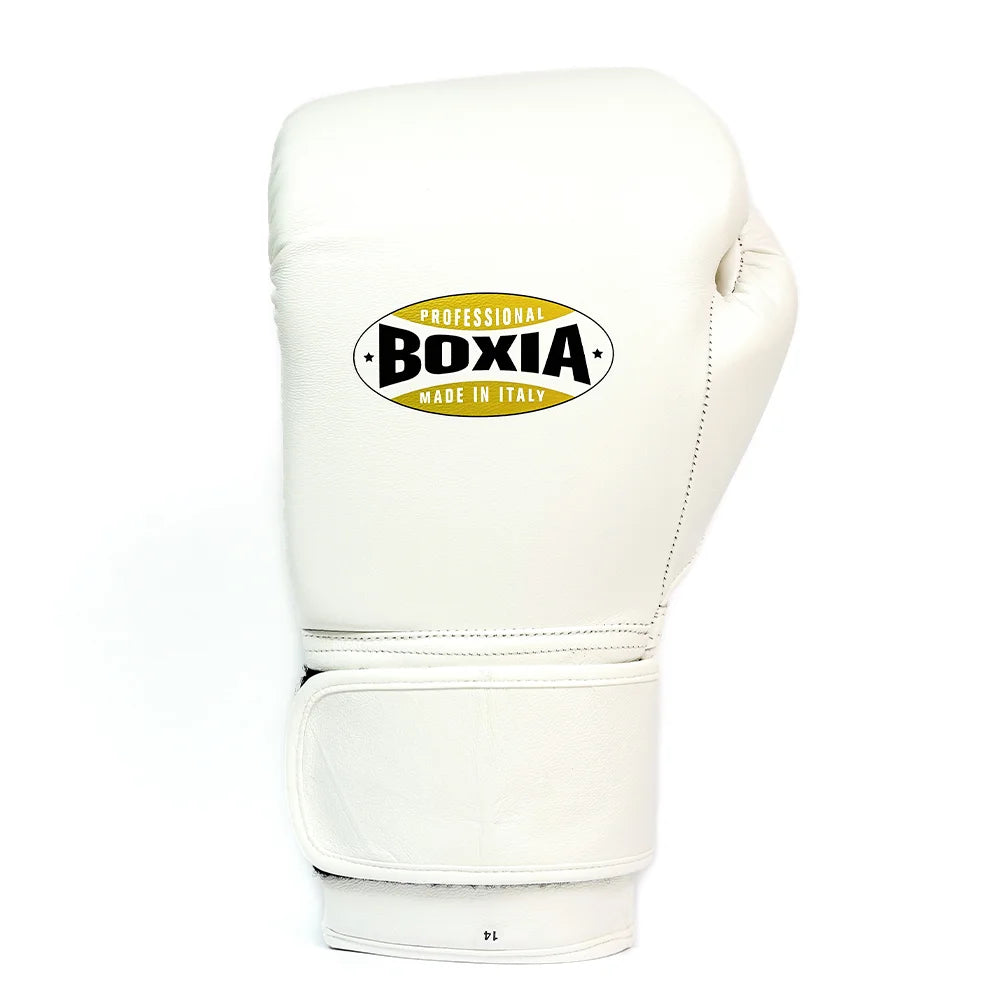 Gbs One- Boxing gloves with strap – White