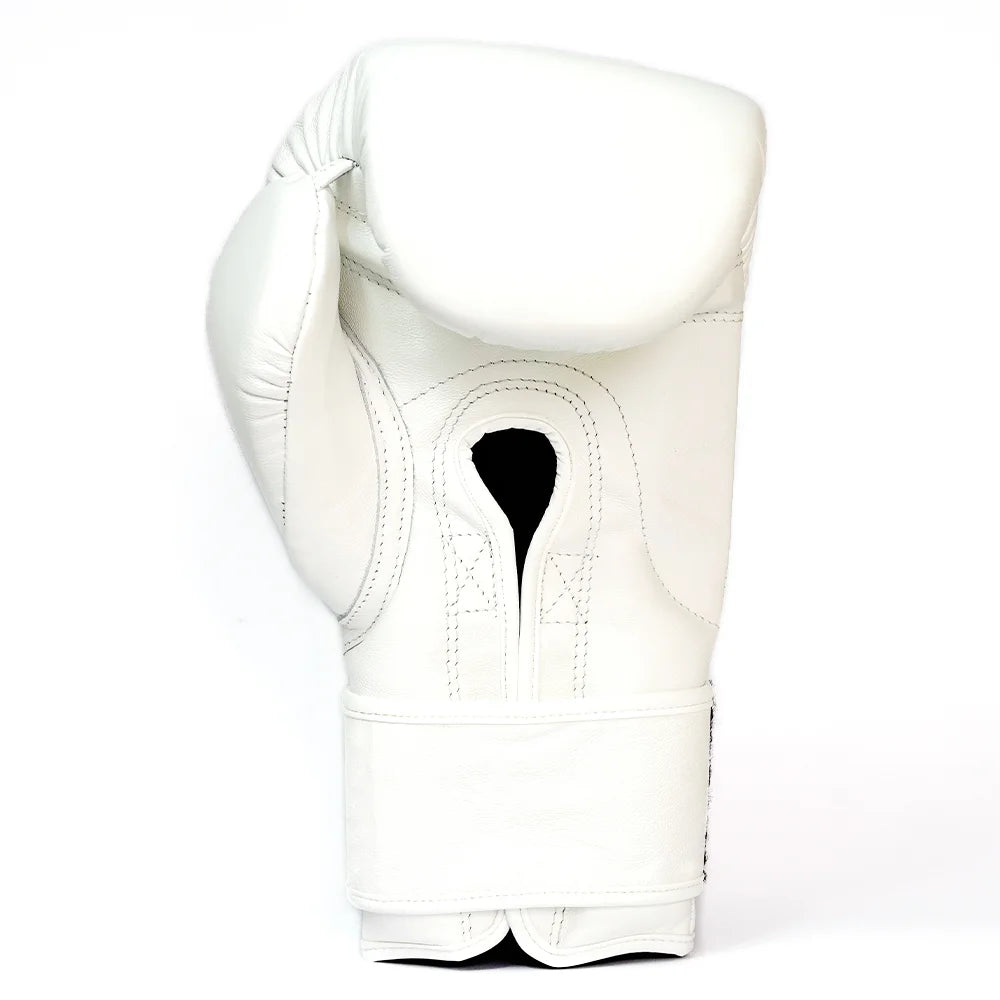 Gbs One- Boxing gloves with strap – White